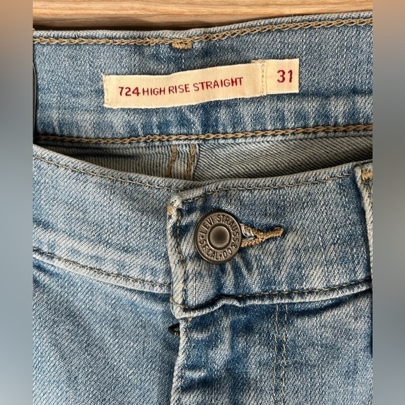 Levi’s 724 high rise slim straight , sz 31 - Picture 8 of 12